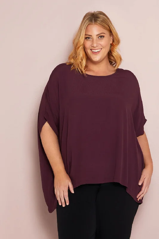 Kuala Lumpur Top - Plum