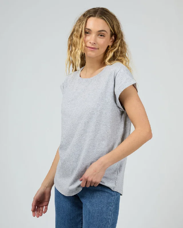 Silent Theory Lucy Tee Grey Marle