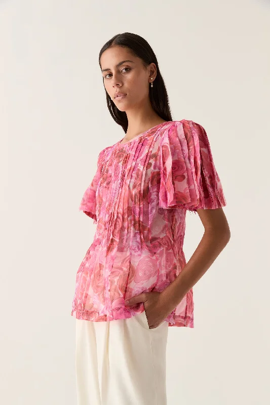 Stella Linear Ruffle Top