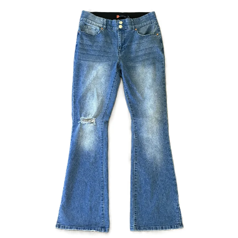 Jeans Flared By Indigo Poppy In Blue Denim, Size: 8