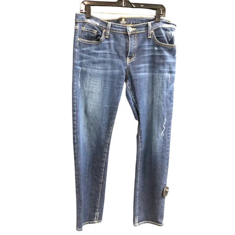 Jeans Skinny By Just Black In Blue, Size: 8