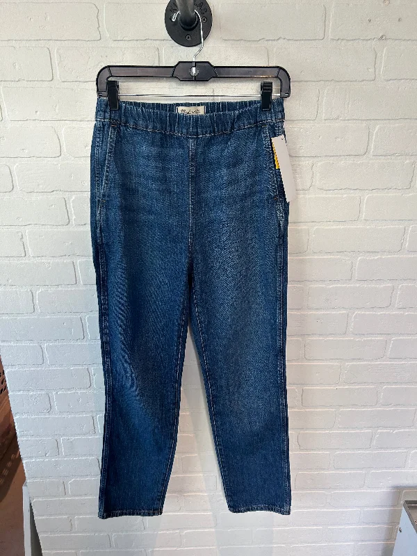 Jeans Straight By Madewell In Blue Denim, Size: 2