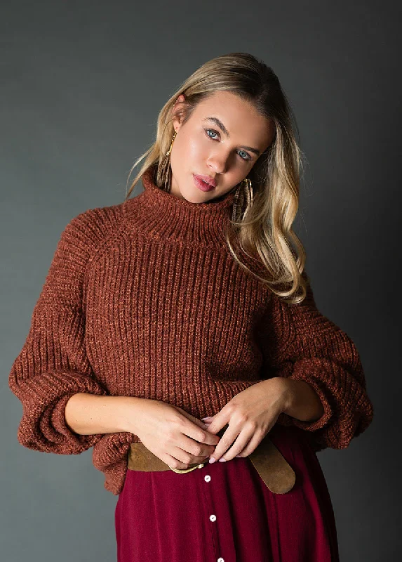 Kenzie Sweater in Heather Cinnamon