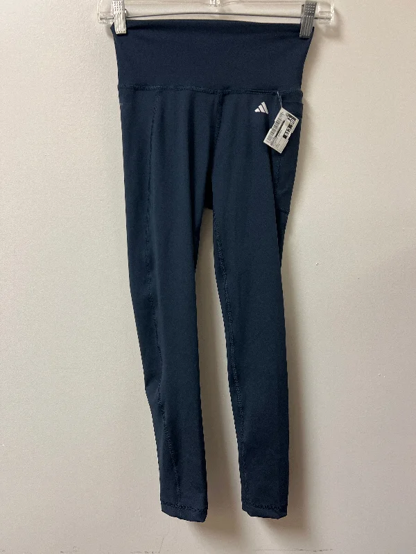 Athletic Capris By Adidas In Navy, Size: S