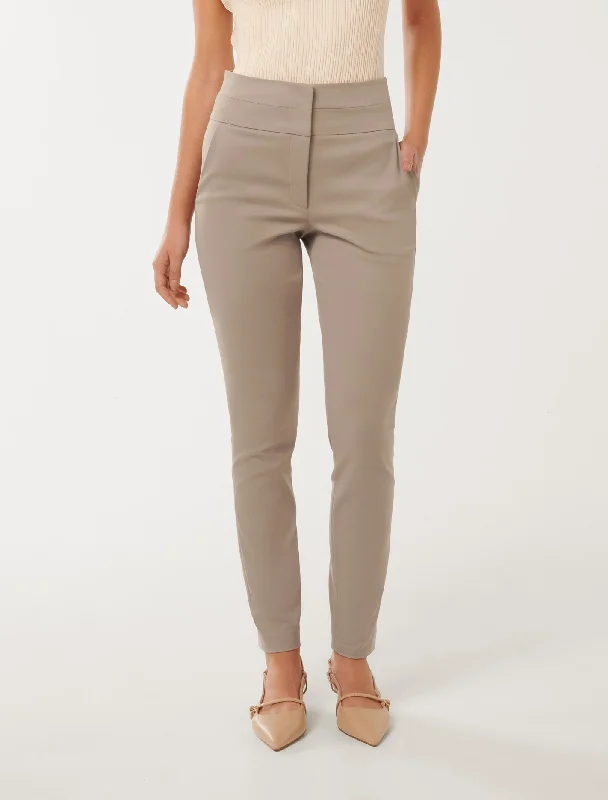 Georgia High Waist Full Length Pants