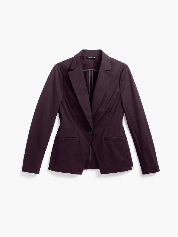 Women's Kinetic Tailored Blazer - Burgundy