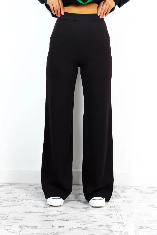 Big Ambitions - Black Wide Leg Trouser