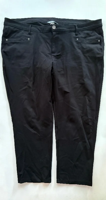 Pants Chinos & Khakis By Cj Banks In Black, Size: 22