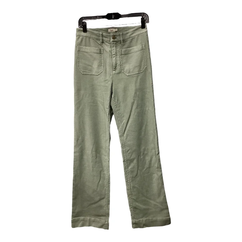 Pants Wide Leg By Faherty In Green, Size: 2