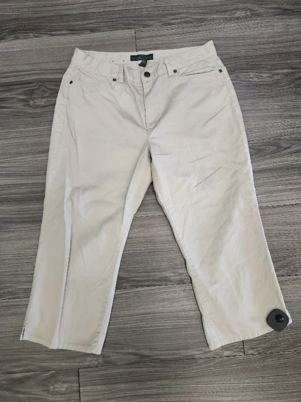 Tan Capris Lauren By Ralph Lauren, Size 10