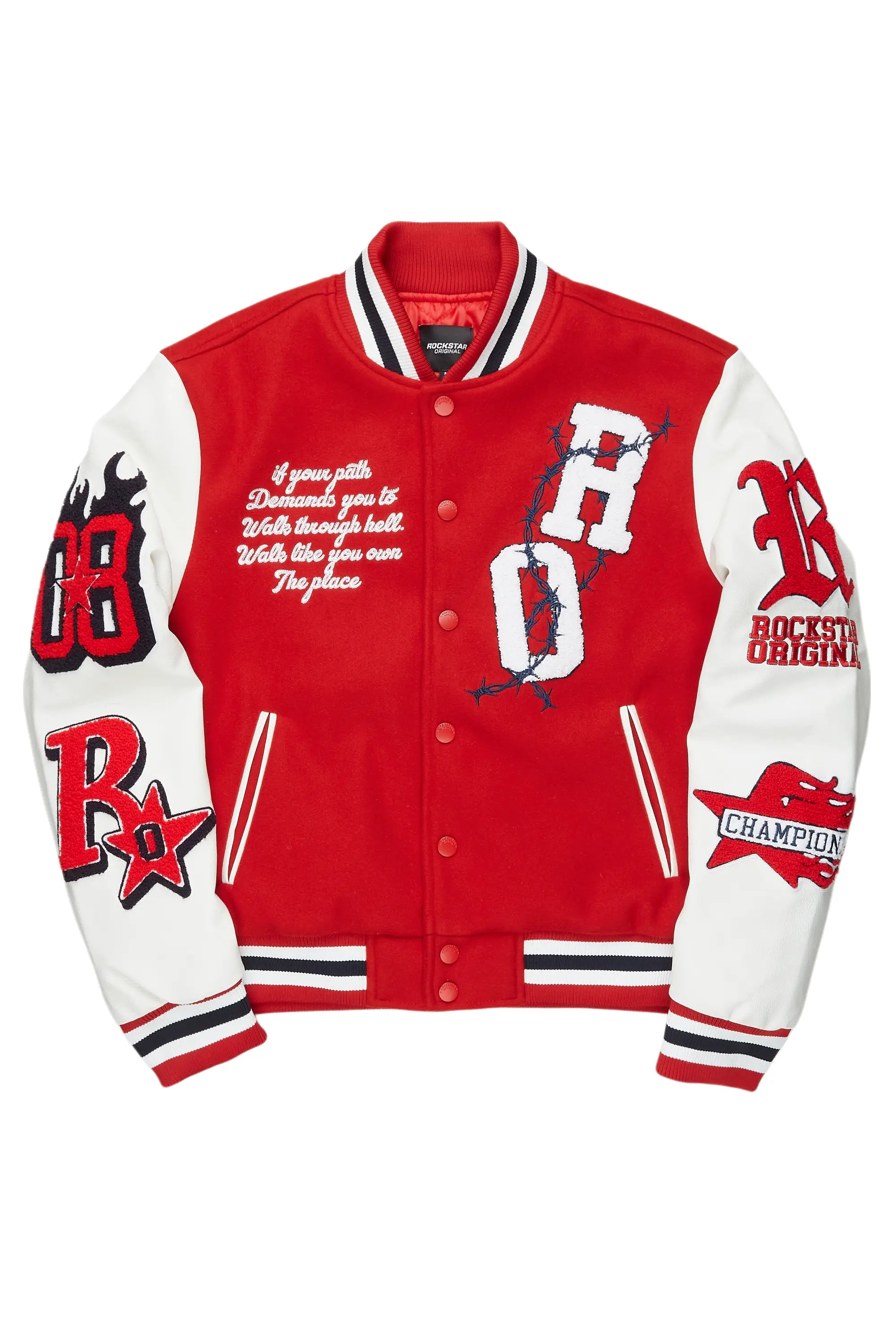 Skoll Red Varsity Jacket