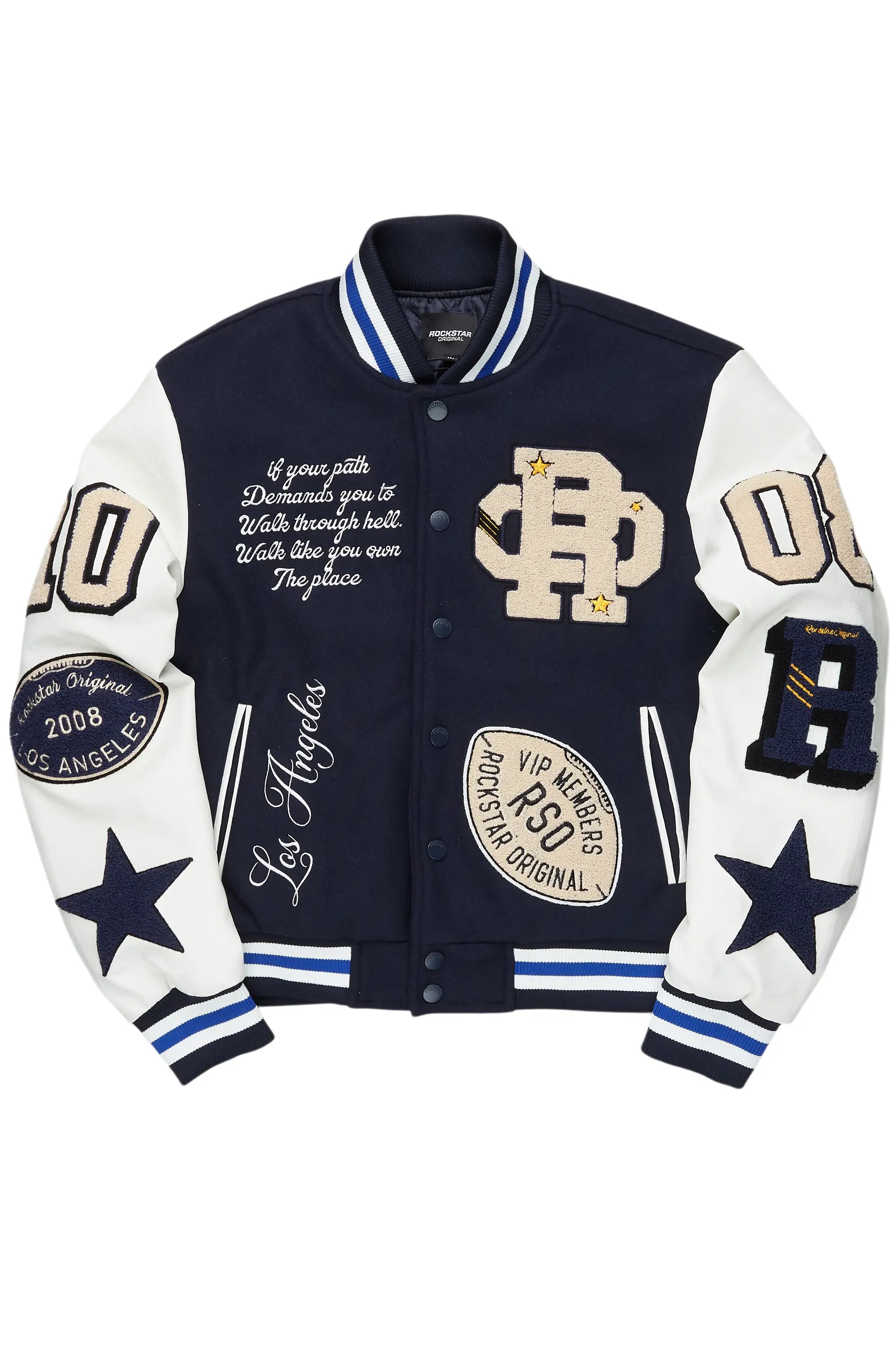 Balser Navy Varsity Jacket