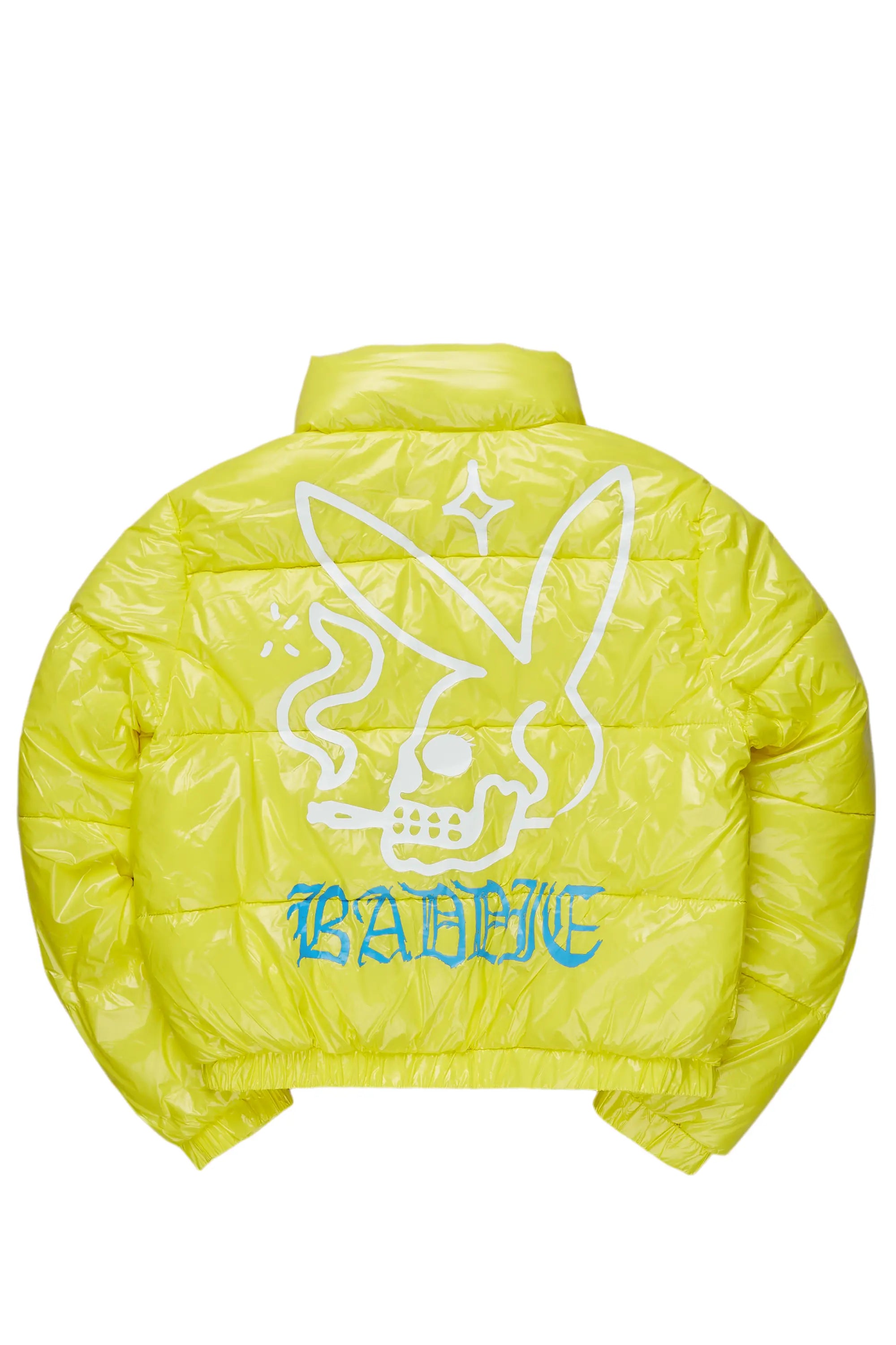 Bremissia Yellow Puffer Jacket