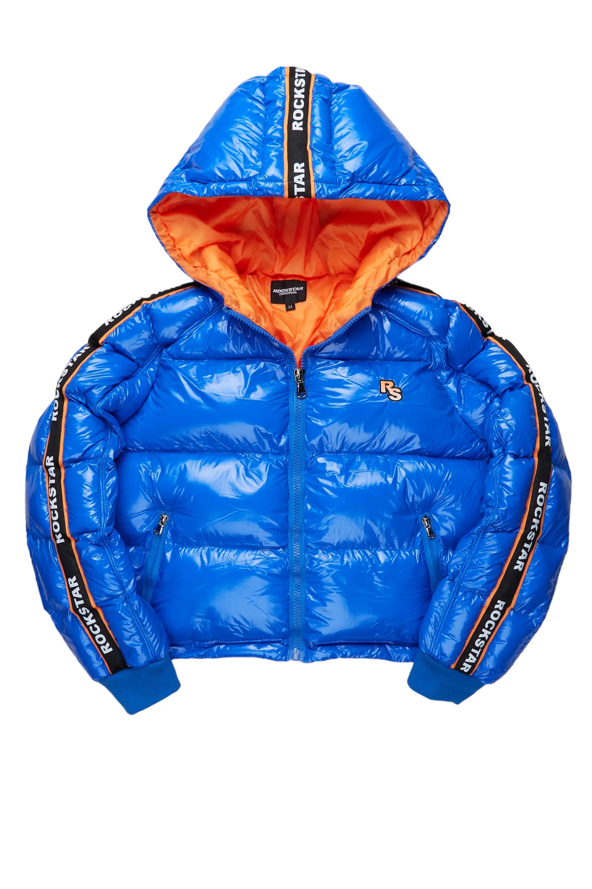 Jackey Royal Blue Puffer Jacket