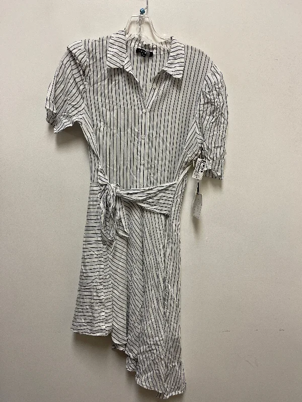 Dress Casual Midi By 1.state In Striped Pattern, Size: M