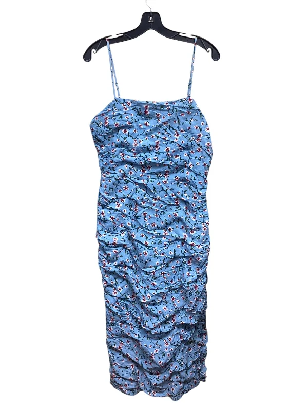 Dress Casual Midi By Bardot In Floral Print, Size: Xl