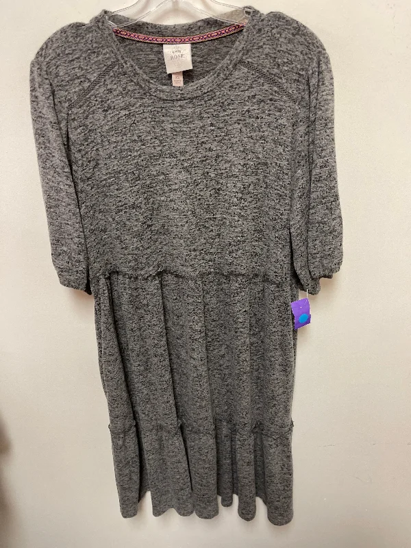 Dress Casual Midi By Knox Rose In Grey, Size: Xl