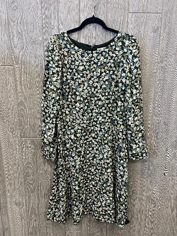 Dress Casual Midi By Loft In Green, Size: L