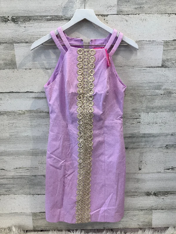 Dress Party Midi By Lilly Pulitzer In Purple, Size: Xs