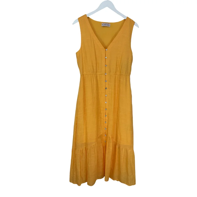 Dress Casual Maxi By Nanette By Nanette Lepore In Yellow, Size: 8