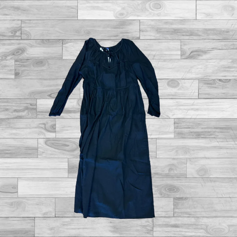 Dress Casual Maxi By Old Navy In Black, Size: L