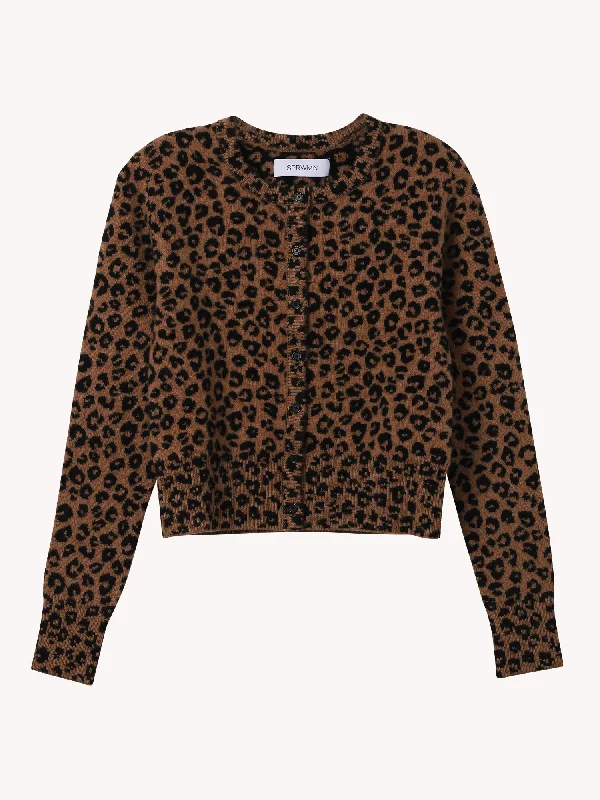 CHEETAH BABY CARDIGAN