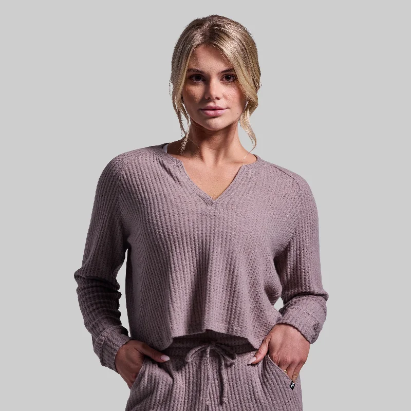 R and R Waffle Long Sleeve (Stucco)