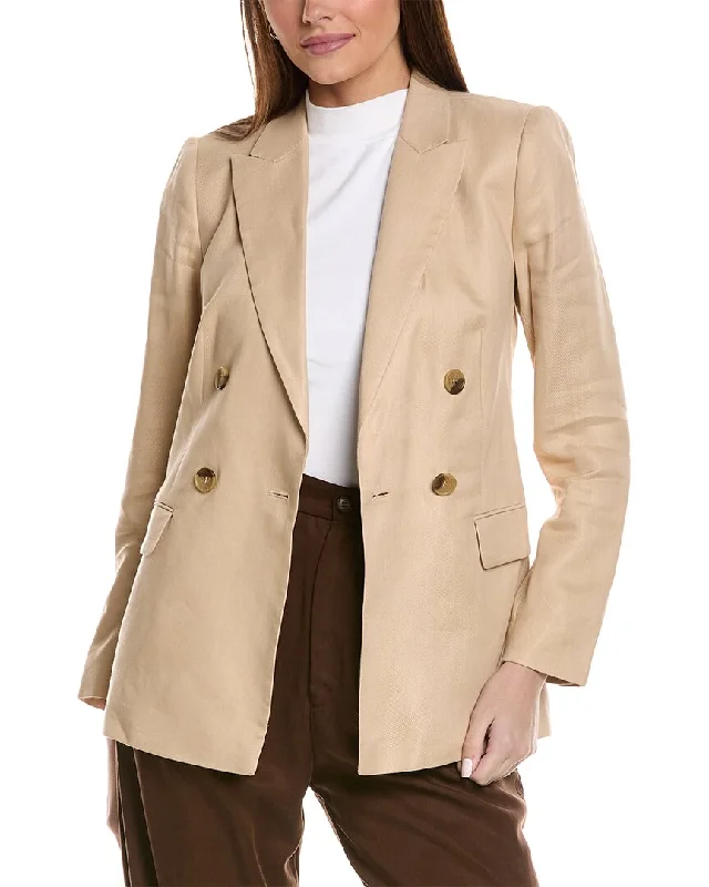 Reiss Hollie Linen-Blend Blazer