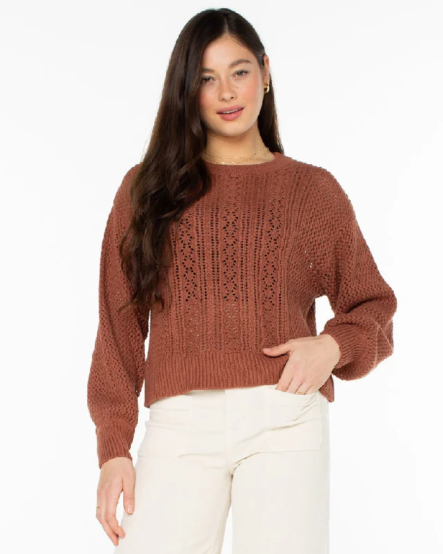 Roxy Daybreak Sweatshirt-Russet