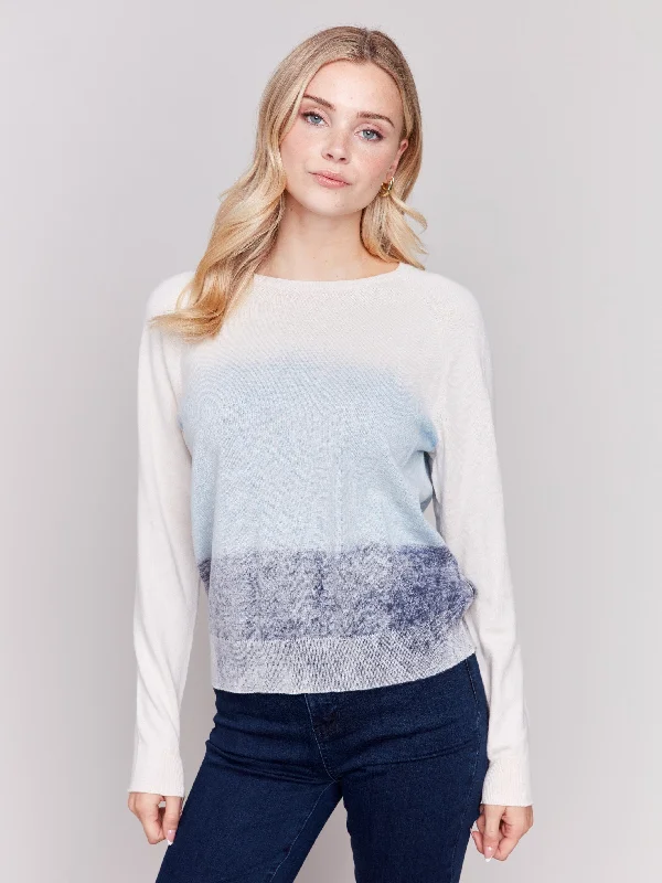 Snow Wash Knit Sweater - Frost